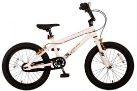 VOLARE - Gyermek kerékpár Volare Cool Rider - fiúk - 18" - fehér - 95%-ban összeszerelve - Prime Collection