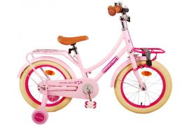 VOLARE - Gyermek kerékpár Volare Excellent - lányok - 16" - Rózsaszín - 95%-ban összeszerelve