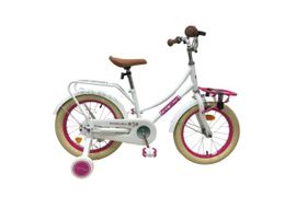 VOLARE - Gyermek kerékpár Volare Excellent - lányok - 16" - Fehér - 95%-ban összeszerelve