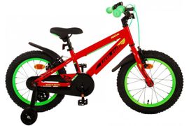 VOLARE - Gyermek kerékpár Volare Rocky - fiú - 16" - piros - két kézifék