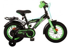 VOLARE - Gyermek kerékpár Volare Thombike - fiú - 12" - fekete zöld - két kézifék