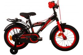 VOLARE - Gyermek kerékpár Volare Thombike - fiú - 14" - fekete piros - két kézifék