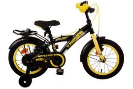 VOLARE - Gyermek kerékpár Volare Thombike - fiú - 14" - fekete sárga - két kézifék