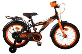 VOLARE - Gyermek kerékpár Volare Thombike - fiú - 16" - fekete narancssárga - két kézifék
