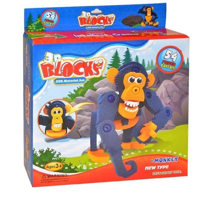 WIKY - Puzzle 3D Csimpánz