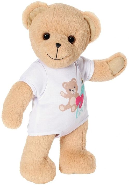 ZAPF CREATION -  Teddy bear BABY született, fehér ruhák