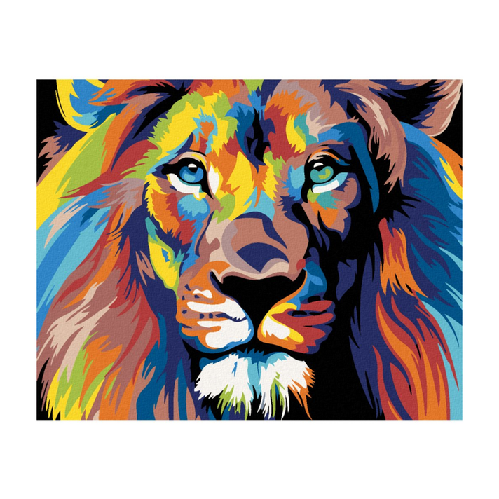 ZUTY - Gyémántfestés (keret nélkül) - A színes oroszlán II