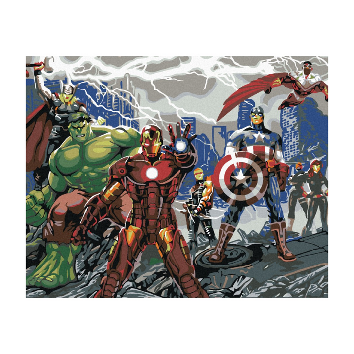 ZUTY - Gyémántfestés (kerettel) - Avengers hősök